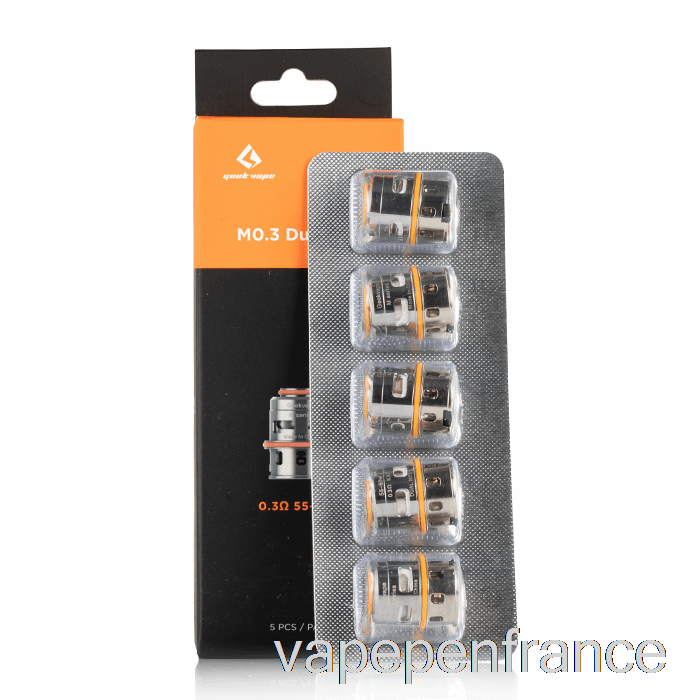 Geek Vape M Bobines De Remplacement 0,3ohm M Stylo Vape à Double Bobine